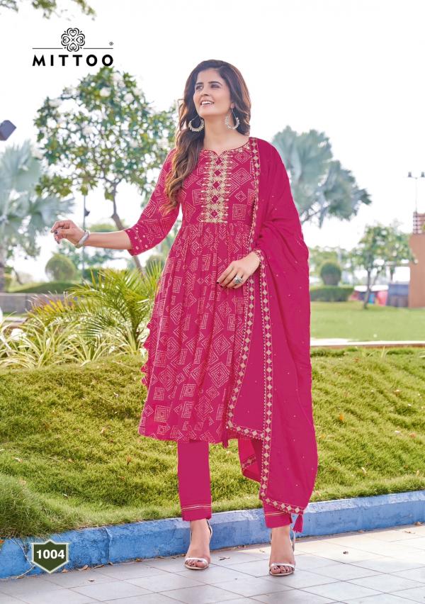 Mittoo Sindoor Designer Kurti With Bottom Dupatta Collection